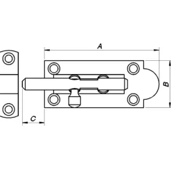 PN skudrigle 78 mm elforzinket