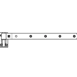 PN stabelhængsel 373x75 mm m/13 mm tap varmforz. 2 stk