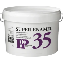 PP Acrylemalje 35 hvid S0500-N 3 L