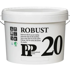 PP Acrylmaling Robust 20 hvid 2,8 L