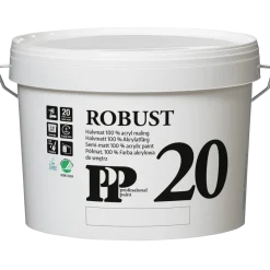 PP Acrylmaling Robust 20 hvid 2,8 L