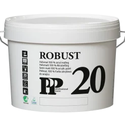PP Acrylmaling Robust 20, 10 L hvid S0500-N