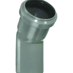 PP Bøjning 110 mm x 45° grå