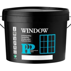 PP Træbeskyttelse / vinduesmaling 3 L Sort
