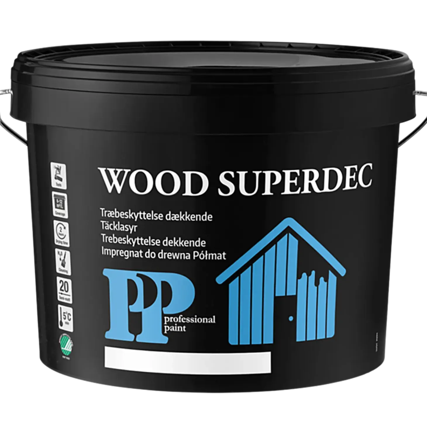 PP træbeskyttelse Wood Superdec Hvid/Base 1 4,9L