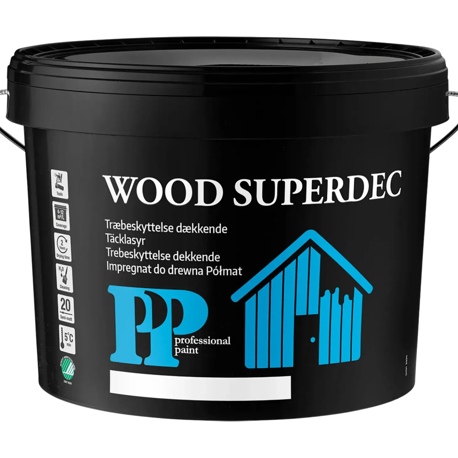PP træbeskyttelse Wood Superdec Hvid/Base 1 4,9L