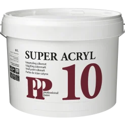 PP Vægmaling Super 10 Acryl hvid 9,1 L