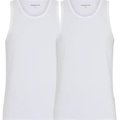Proactive singlet 2-pak str. L hvid