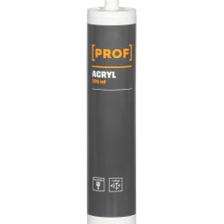 Prof acryl fugemasse hvid 300 ml patron