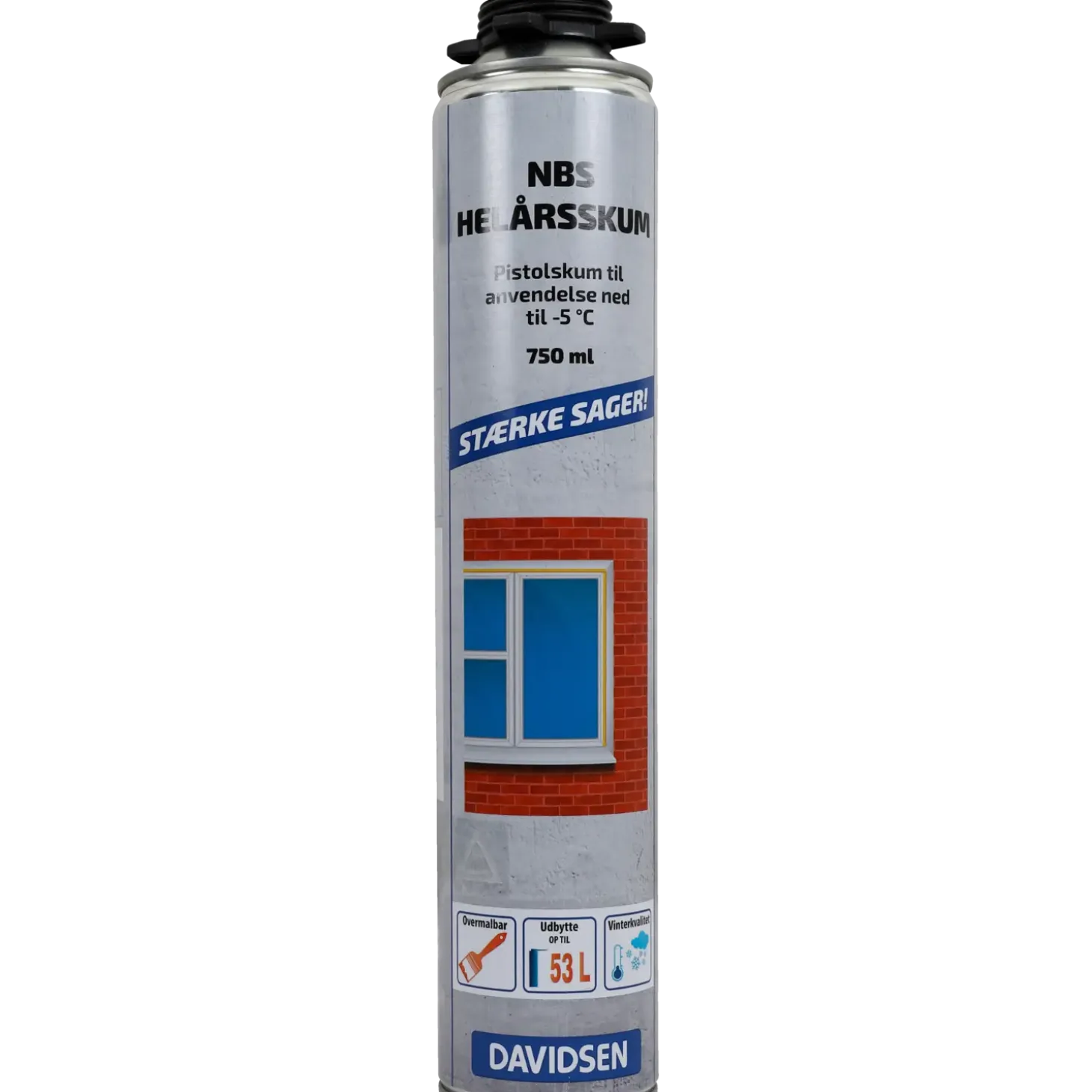 Prof NBS helårsskum til pistol 750 ml