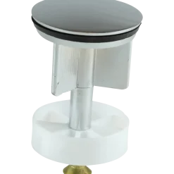 Prop t/bundventil m/løft op prop 1 1/4" krom