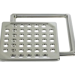 Purus afløbsrist m/ramme 154,2 x 154,2 mm