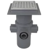 Purus afløbsskål Ø110 mm m/ flextop, rist og ramme