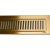 Purus Line Rib ramme og rist 900 mm messing