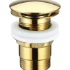 Push pop up bundventil Ø66 Guld