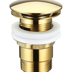 Push pop up bundventil Ø66 Guld