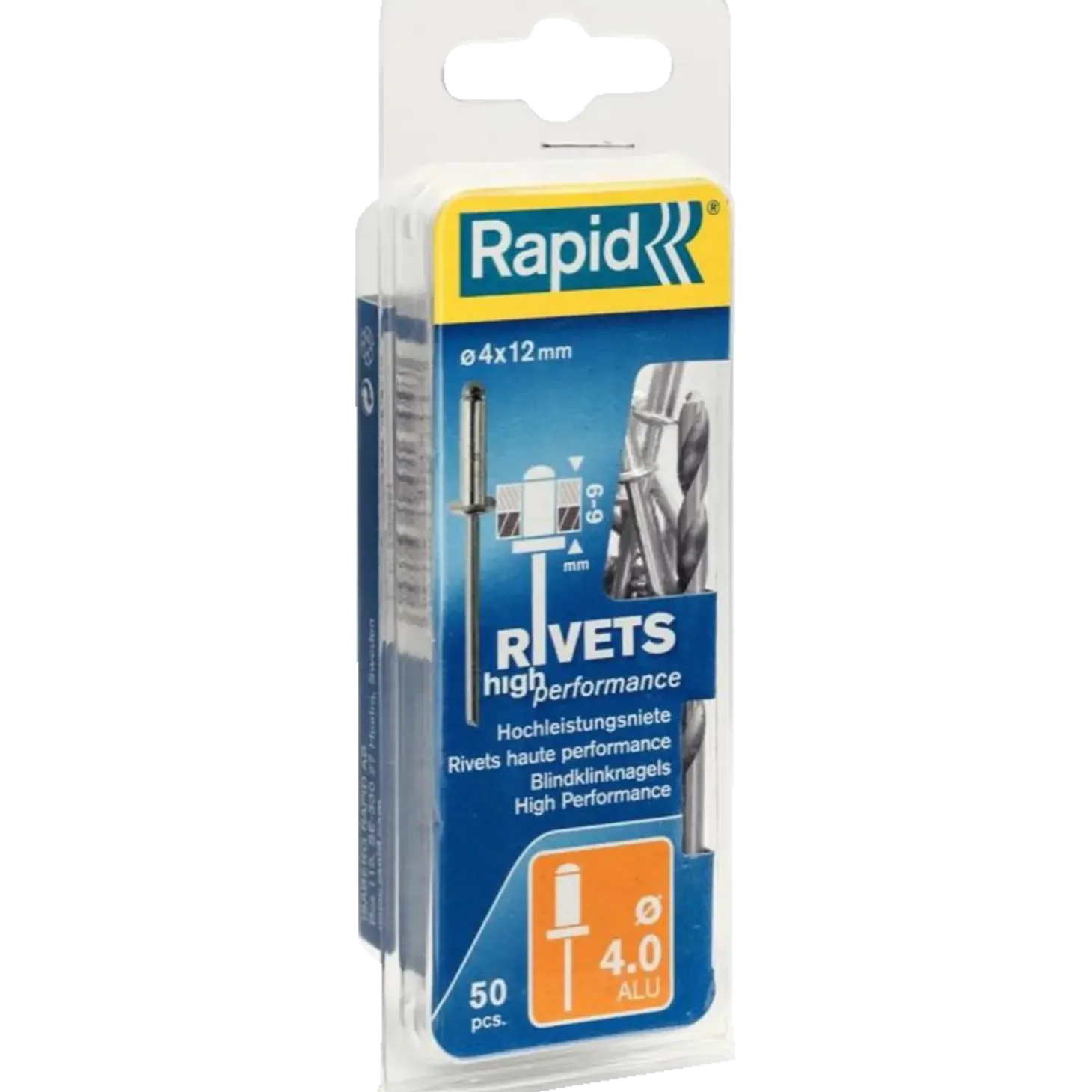 Rapid blindnitte Ø4x18 mm