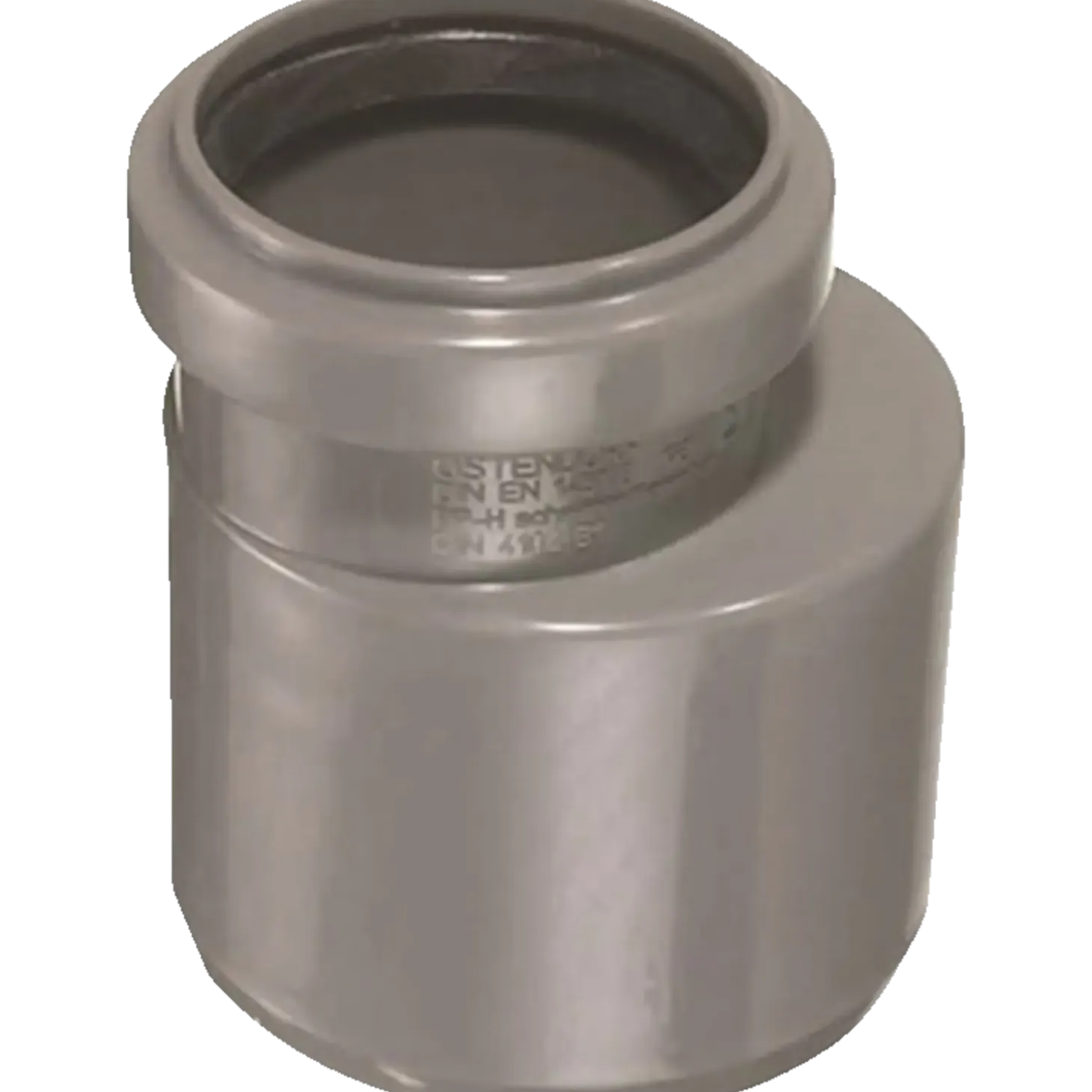 Reduktion PP 110 - 75 mm lav model
