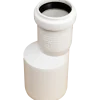 Reduktion PP 50x32 mm hvid
