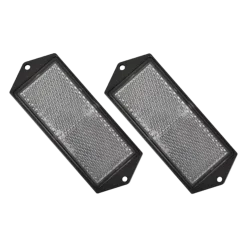 Reflekser 104x40 mm hvid 2 stk