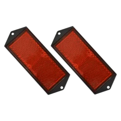 Reflekser 104x40 mm rød 2 stk