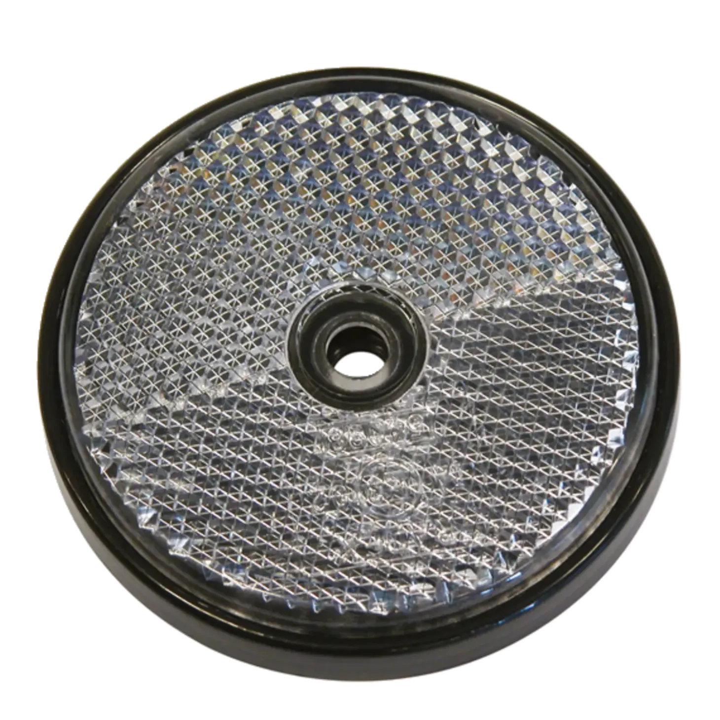 Refleks rund 70 mm hvid