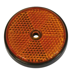 Refleks rund 70 mm orange
