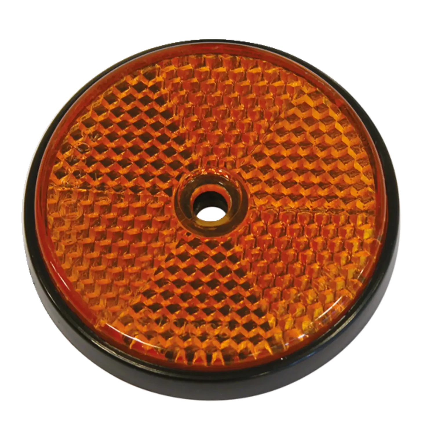 Refleks rund 70 mm orange