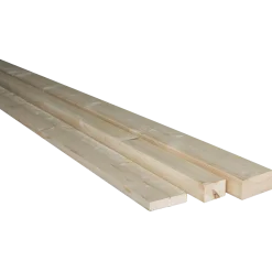Reglar væg i fyr/gran 47x100 mm. x 4,2 m