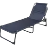 Relax liggestol i alu 58x187 cm sort