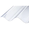 Rodena PVC B5 klar ovenlysplade, 1000 x 1220 mm