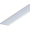 Roliba tæppeovergang m/centrerede huller 2,5x37 mm x2 m elox. Alu