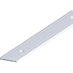 Roliba tæppeovergang m/centrerede huller 2x30 mm x1 m elox. Alu