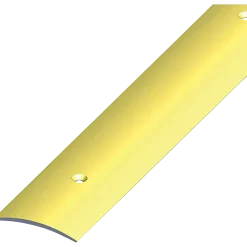 Roliba tæppeovergang m/centrerede huller 5x40 mm x1 m elox. Mes