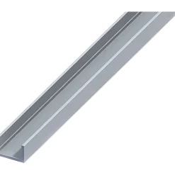 Roliba U-profil 10x13,5 mm x 1 m elox. Alu