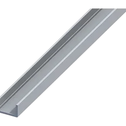Roliba U-profil 10x13,5 mm x 1 m elox. Alu