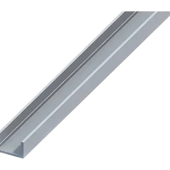 Roliba U-profil 10x13,5 mm x 1 m elox. Alu