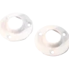 Roset Ø25 mm hvid 2 stk