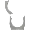 Rørholder plast 40 mm 2 stk.