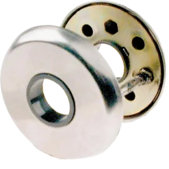 Ruko 313 dørgrebsroset Ø50 mm rustfrit stål