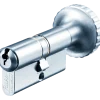 Ruko RB1602 dobbelt profilcylinder m/knop +20c rustfrit look