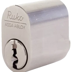 Ruko RB1660 oval cylindersæt 2 stk rustfrit look