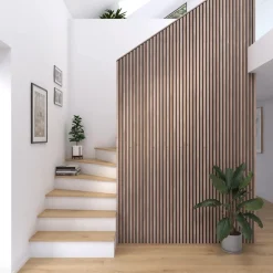 Rungsted akustikpanel valnød, 20 x 600 x 3000 mm