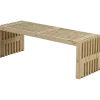 Rustik Trallebænk Design natur 138x49x45 cm
