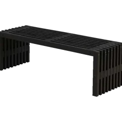 Rustik Trallebænk Design sort 138x49x45 cm