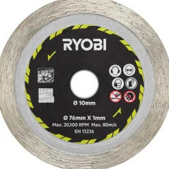 Ryobi RAKCOT03 skæreskiver til multisav Ø76 mm 3 stk.