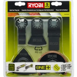 Ryobi RAK05MT universal tilbehørssæt t/multiværktøj 5 stk