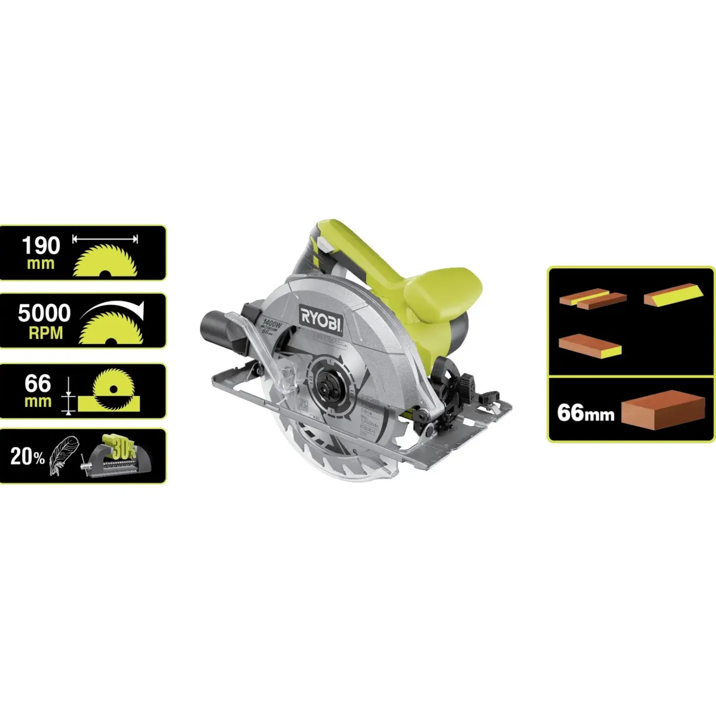 Ryobi RCS1400-G rundsav 1400W