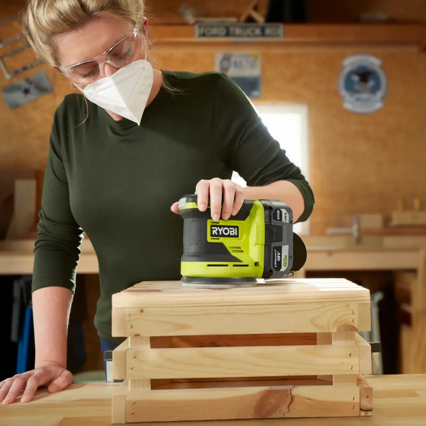RYOBI RROS18-0 excentersliber 18V ONE+