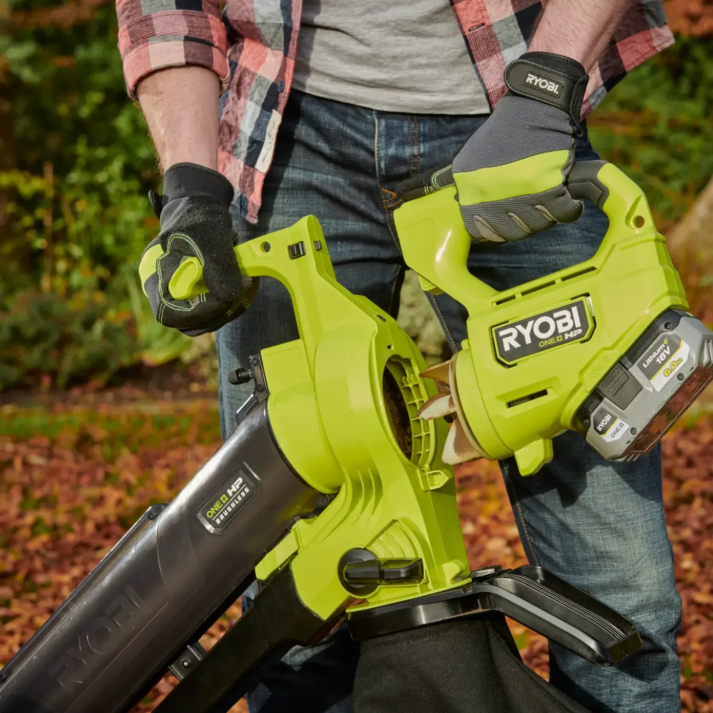 Ryobi RY18BVXA-0 løvblæser 18V ONE+ solo